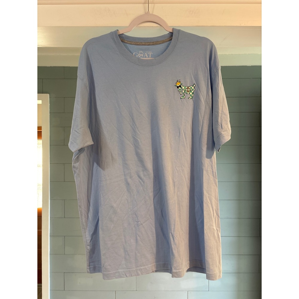 GOAT USA Arizona Graphic T-Shirt Mens XXL Light Blue Short Sleeve Crew Neck Tee
